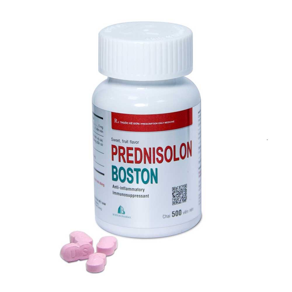 Prednisolon Boston (500 viên mùi dâu)