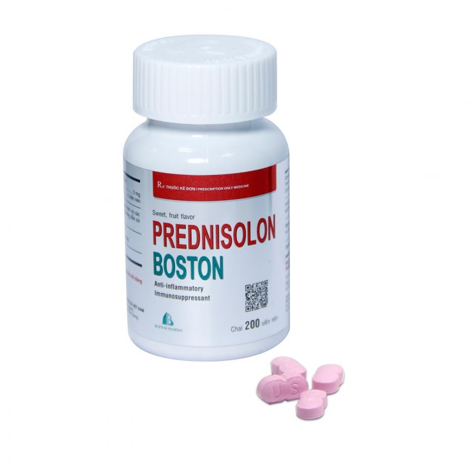 Prednisolon Boston (200 viên mùi dâu)