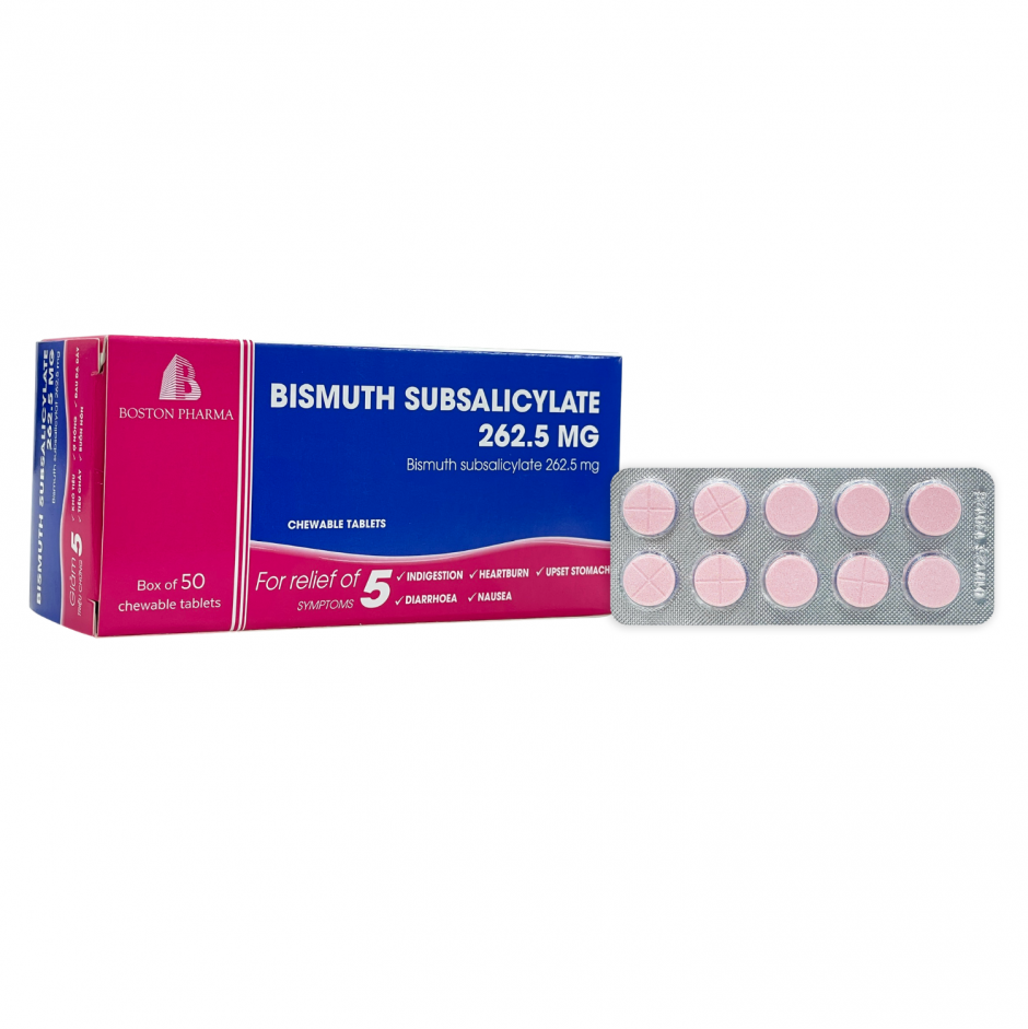 BISMUTH SUBSALICYLATE 262.5 MG
