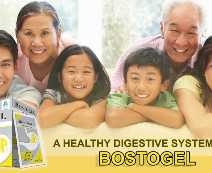 A HEALTHY DIGESTIVE SYSTEM WITH BOSTOGEL