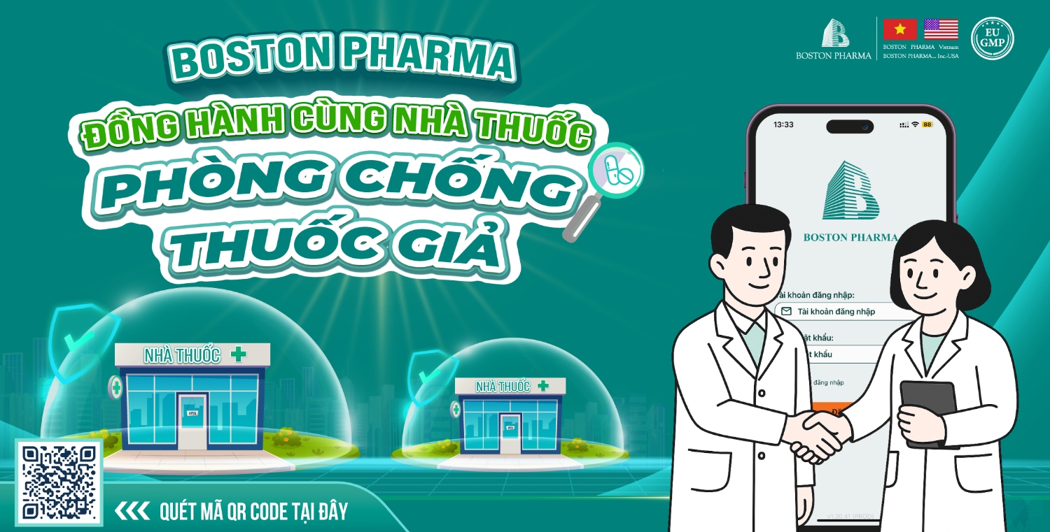 BOSTON PHARMA ĐỒNG HÀNH CÙNG NHÀ THUỐC PHÒNG CHỐNG THUỐC GIẢ